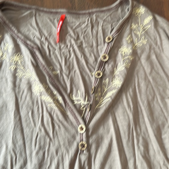 Stunning never worn Alp n Rock long sleeve Henley shirt embroidered - Picture 4 of 6